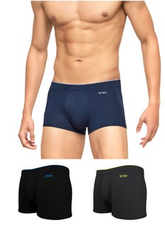 Buy IntelliSoft Modal Trunks for mens pack of 3 in UAE