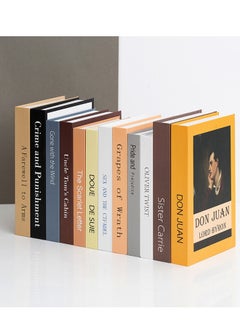 Buy ZUIHAO 12Pcs Faux Books for Decoration Modern Fashion Decorative Books Display for Bookshelf Living Room Decor in Saudi Arabia