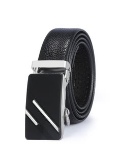 Buy 120CM Creative Casual Versatile Wear Resistant Leather Automatic Buckle Belt in UAE