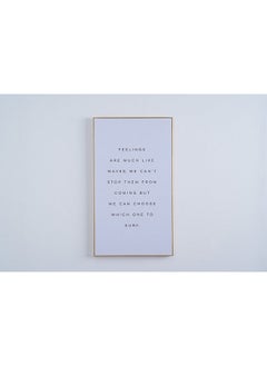 Buy Crux Of Life Framed Wall Art 40x70Cm White in UAE