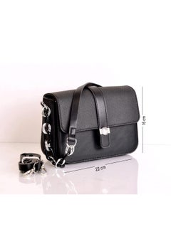 Buy Women's handbag with adjustable handle with modern fixed handle in Egypt