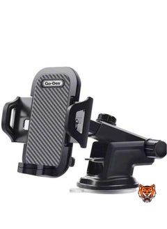 اشتري "Car Mobile Holder – 360° Rotatable and Adjustable Stand for Dashboard, Windshield, and Air Vent (Black)" في الامارات