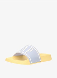 Buy Women's Logo Embossed Slip-On Slides in Saudi Arabia