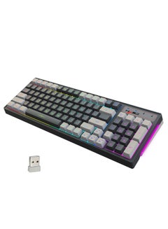 Buy Hxsj L900 Wireless Gaming Keyboard 96 Key Layout with Mouse Rgb in UAE