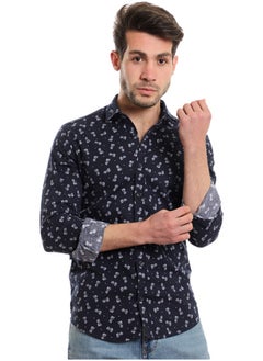 Buy Buttons Down Pineapple Long Sleeves Shirt in Egypt