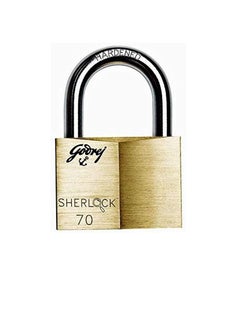 Buy Godrej Solid Brass Pad Lock 70 mm in UAE