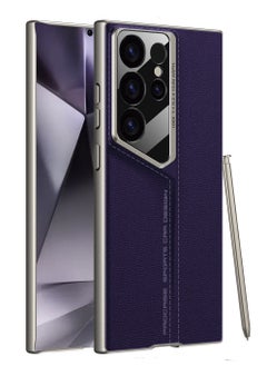 Buy GOLDEN MASK Compatible with Samsung Galaxy S23 Ultra Pro Case Sports Car Design (Purple) in Egypt