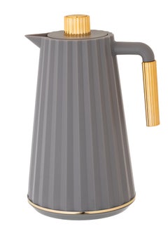 Buy Plastic Coffee & Tea Flask 1 Liter gray in Saudi Arabia