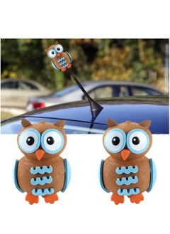 اشتري Car Antenna Ball, 2 Pieces Car Owl Antenna Ball Car Aerial Ball Cute Cartoon EVA Foam Antenna Toppers Ball Anti Collision Doll Decoration Ball for Car Decoration Balls في الامارات