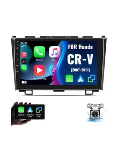 اشتري Android Car Stereo for Honda CRV 2007 To 2011 6GB RAM 128GB ROM Support SIM Card, Apple Carplay, Mirror-Link Wi-Fi BT, Radio GPS Navigation, 9 Inch IPS Touch Screen with Backup Camera Included في الامارات