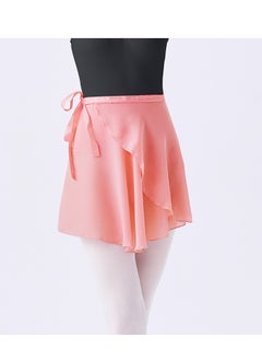 Buy Women Ballet Wrap Skirt Dark Pink in Saudi Arabia