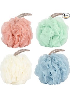 اشتري Bath Sponges Shower Loofahs 50g Mesh Balls Sponge 4 PCS في الامارات