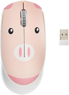 اشتري Generic Gamma M-11 Mouse Wireless Optical With Power Saving And Amazing Cartoon Design For Computer -Multicolor في مصر