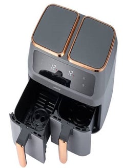 Buy SK-ZG-8030 Two Zones Cyclonic Air One-Pot Dual-Use Air Fryer in UAE