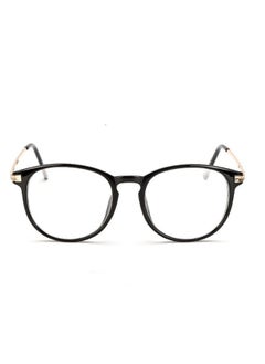 Buy Retro Small Round Frame Flat Transparent Glasses For Men And Women Round Glasses in Saudi Arabia