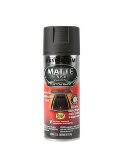 Buy Automotive Matte Finish Spray 354.8ml Black in UAE