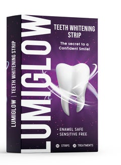 Buy Professional Teeth Whitening Strips - Enamel Safe - Non Sensitive - 40 Strips in UAE