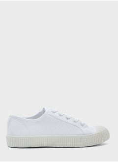 Buy Morello Wide Fit Canvas Low Top Sneakers in UAE