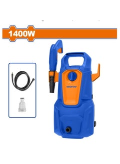 اشتري Wadfow Electric Pressure Washer Compact Design 1400w (WHP3A14) Pressure Washer For Car, Home & Garden, Blue & Orange في الامارات