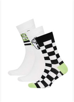 Buy 3 Pack Man High Cut Socks in UAE