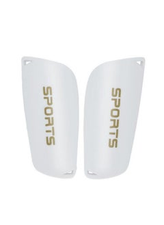 Buy 2-Piece Board Soccer Training Calf Protector Breathable Football Leg Pad in Saudi Arabia