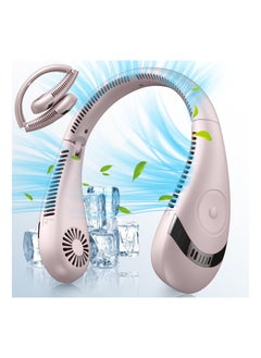 Buy Portable Neck Fan,Rechargeable Hands Free Bladeless Portable Mini Fans,3 Speeds 80 Air Outlet,Free Adjustment Personal Cooling Fan,Wearable Neck Fan Suitable for Traveling Office in UAE