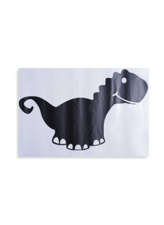 Buy Dino Chalkboard Wall Stickers 55X86cm - Black in UAE