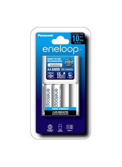 Buy Eneloop Basic Batteries Charger AA & AAA with 2 AA Batteries in Saudi Arabia