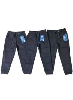 Buy Kids Denim Elasticated Waist Joggers Pants With Elasticated Hem in UAE