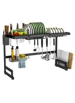 Buy Aiwanto Kichen Stainless Steel Over Sink Drying Rack Counter Utensils Holder Storage Shelf Drainer Organizer in UAE