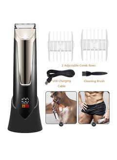 Buy Unisex Beard Trimmer, Waterproof Electric Shaver, Rechargeable Cordless Hair Clippers in Saudi Arabia