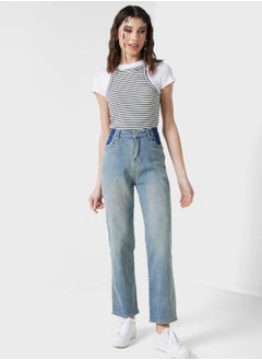 Buy Urban Minx Straight Cut Jeans in Saudi Arabia