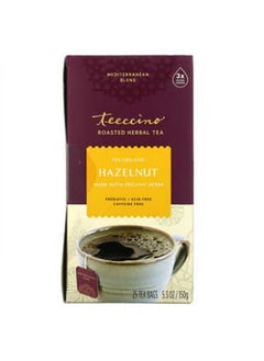 اشتري Teeccino, Roasted Herbal Tea, Hazelnut, Caffeine Free, 25 Tea Bags, 5.3 oz (150 g) في الامارات