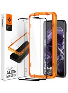 Buy Tempered Glass Screen Protector [GlasTR AlignMaster] designed for Pixel 8 [Case Friendly] - Edge to Edge Protection / 2 Pack in Saudi Arabia