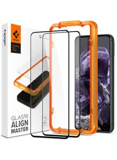 Buy Tempered Glass Screen Protector [GlasTR AlignMaster] designed for Pixel 8 [Case Friendly] - Edge to Edge Protection / 2 Pack in Saudi Arabia