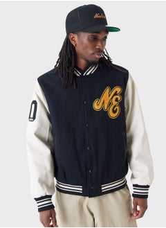 Buy Essential Varsity Logo Jacket in UAE