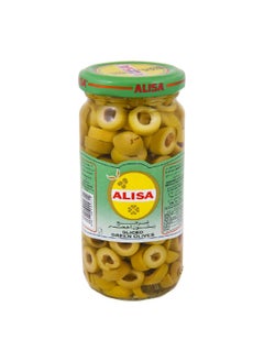 Buy Alisa Sliced Green Olives, 120gm in Saudi Arabia