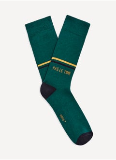 Buy Stripe Detail Crew Socks in UAE