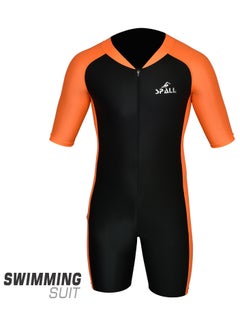 Buy Swimming Suit Protection One Piece Short Sleeves For Men & Women in Saudi Arabia