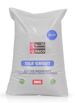 Buy RACO Cement Tile Grout for Filling Tile Joints 5KG WHITE in UAE