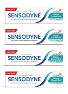 Buy Pack Of 4 Sensodyne Toothpaste Deep Clean Gel 75ml in Saudi Arabia