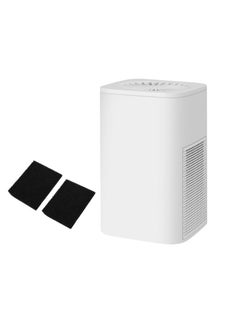 Buy Portable Mini Air Purifier for Desk Home Bedroom Office At Work Low Noise Air Cleaner Better Sleep Night Light True HEPA Filter Desktop Air Purifiers USB in Saudi Arabia