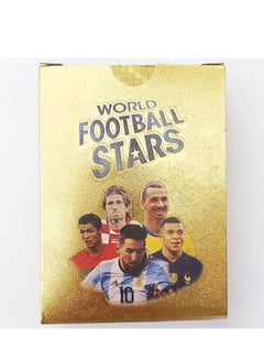Buy 55 Piece World Football Star Gold Card  Collection Set in Saudi Arabia