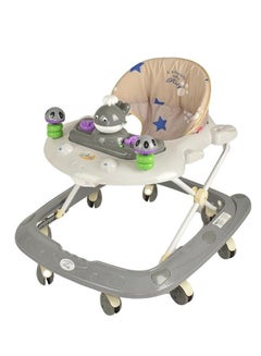 Buy Foldable Soft Cushioned Seat Baby Walker Assorted Mix Colors in Saudi Arabia
