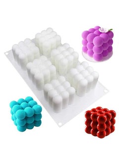 Buy 3D Cube Mousse Cake Silicone Mold in Saudi Arabia