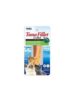 Buy Inaba Grilled Tuna Fillet in Homestyle Broth 15G, Inaba Cat Treats, Grain-Free, Lickable, Squeezable Creamy Cat Treat, Creamy cat treats, Toppers for cat foods, Lickable treats for cats in UAE