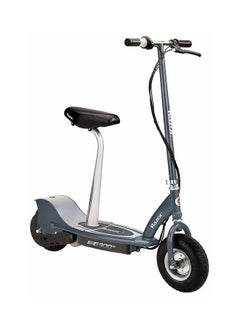 Buy E300 Electric Scooter Grey Rechargeable 24v (two 12v) sealed lead-acid battery system All-steel frame Speed up to 24 Km/h. in Saudi Arabia