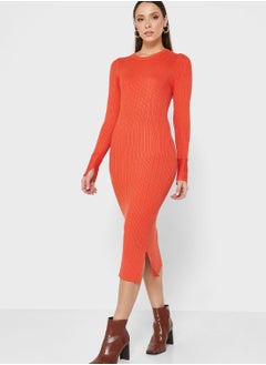 Buy Knitted Bodycon Dress in Saudi Arabia