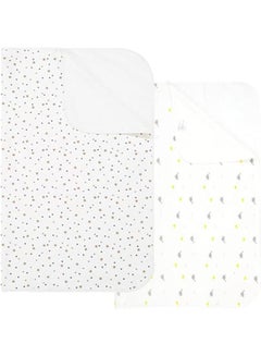 Buy AMIATCH Baby Waterproof Bed Pad - Washable Wetting Pads for Toddler Children Baby Crib Waterproof Mattress Pad Potty Training Pads Reusable Underpads Bed for Kids Adult Pets Sleeping (2 Pack) in Egypt