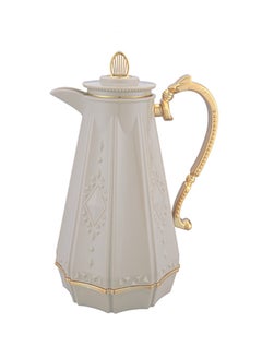 Buy Plastic Tea & Coffee Flask 800 Milliliter Beige in Saudi Arabia